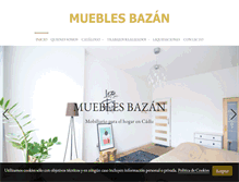 Tablet Screenshot of mueblesbazan.com